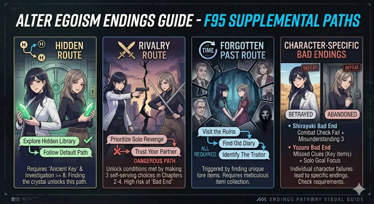 ending guide of alter egoism f95