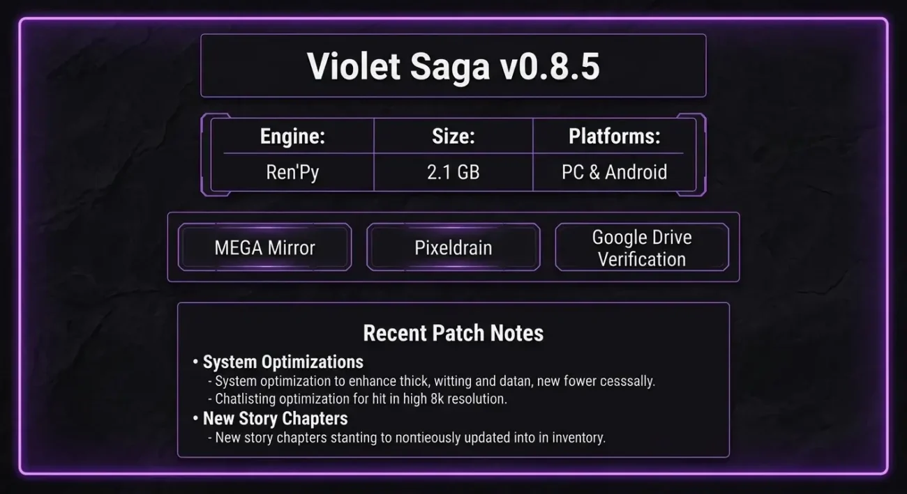 Violet Saga F95 — Latest Version & Download Guide